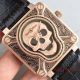Highest Swiss Replica Bell and Ross Aviation BR 01 Burning Skull 46mm Rose Gold Watches (2)_th.jpg